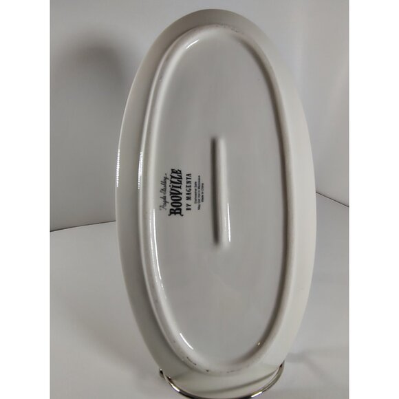 Mail Box Platter Christmas Angela Staehling Booville by Magenta Collection 12" - Picture 4 of 5